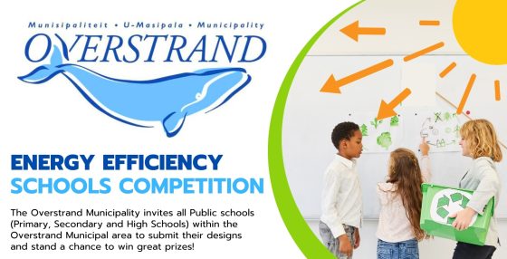 Public schools’ learners are invited to participate in the Overstrand Municipality’s “Energy efficiency” competition