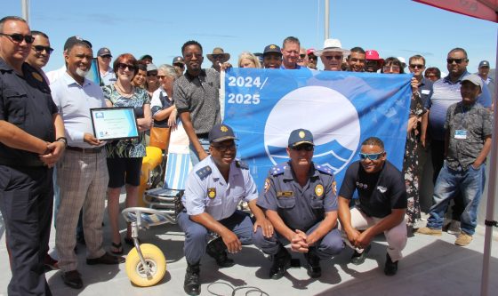 Blue Flag is flying at Grotto and Kleinmond